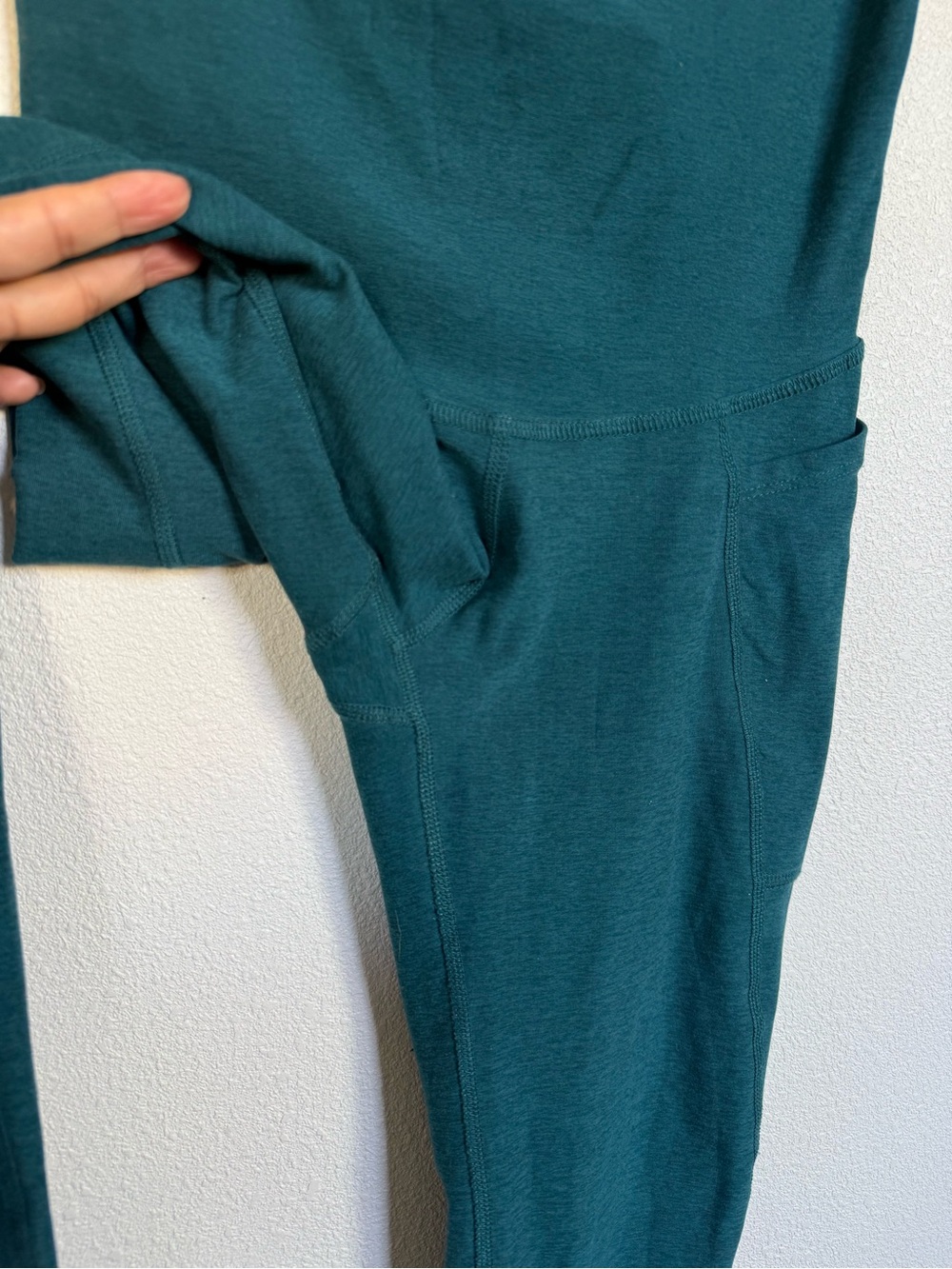 Beyond Yoga Beyond The Bump Maternity Leggings XS Teal High Waist - Picture 7 of 9